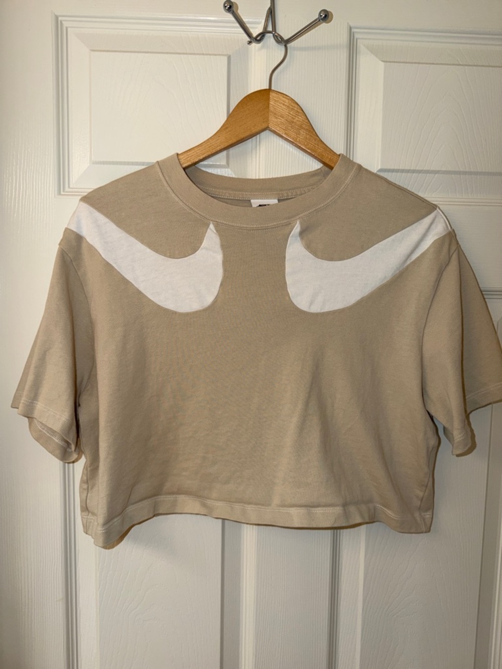 Nike Double Swoosh Crop Top Size Small